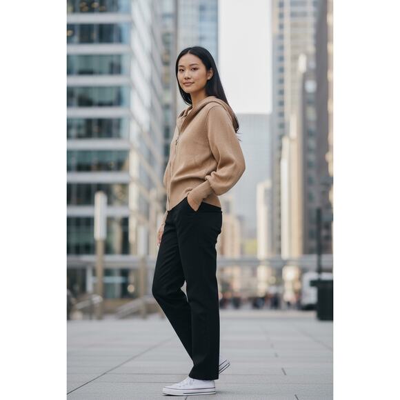 M Magaschoni Tan Zip Cardigan Sz S – Soft, Chic & Effortlessly Stylish! Casual - Picture 2 of 11